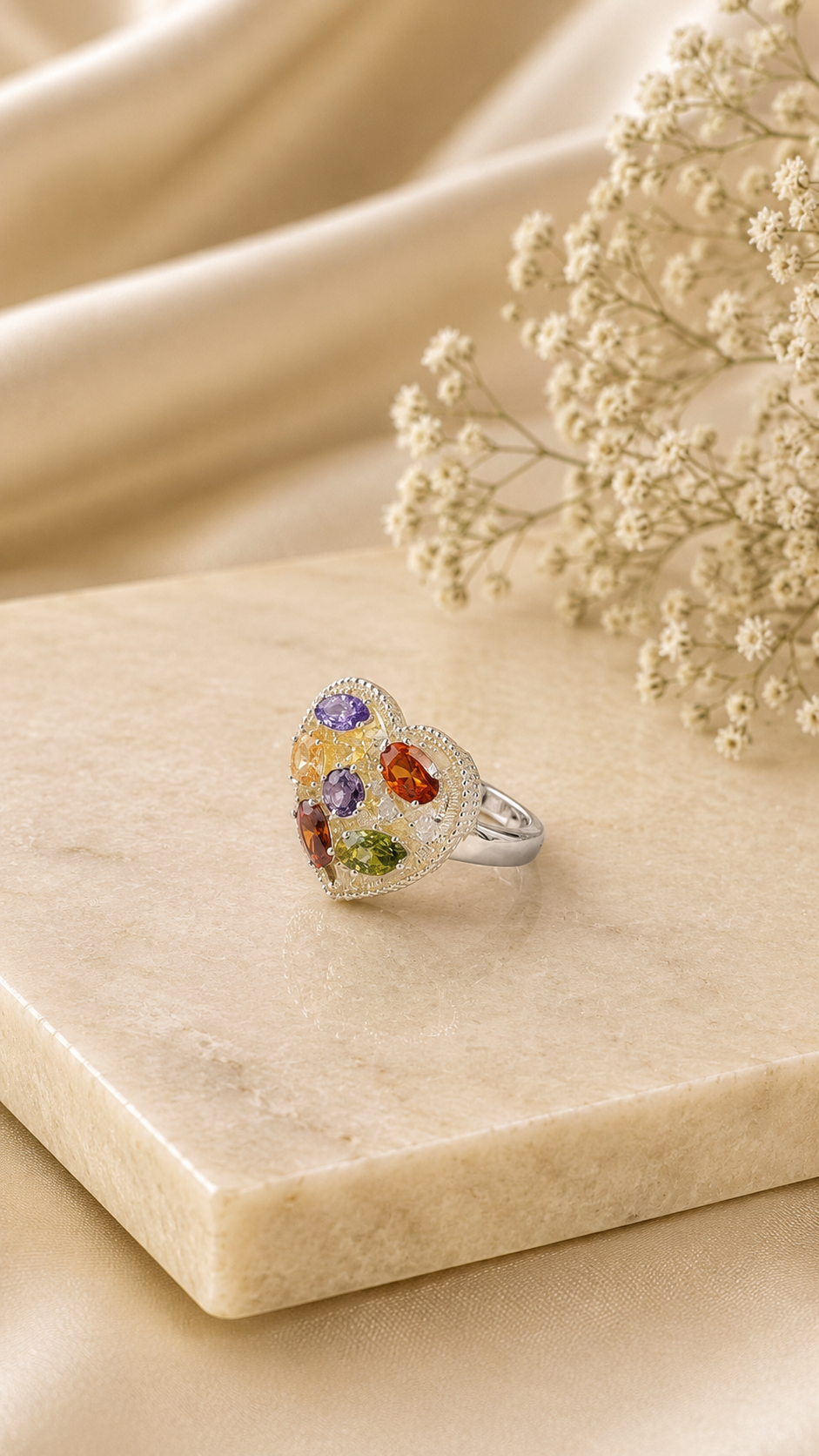 Celeste Heart Ring